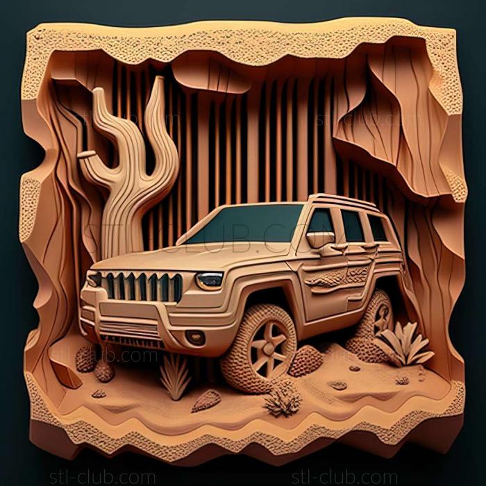 3D model Jeep Grand Cherokee (STL)